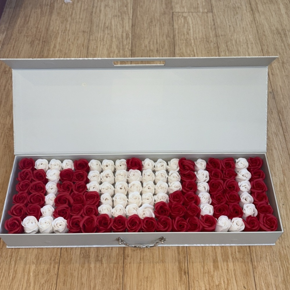Gift 4 You “Love Special” I LUV U Handcrafted Decorative Soap Roses Gift Set